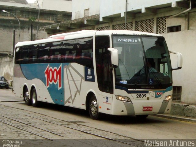 Auto Viação 1001 2809 na cidade de Rio de Janeiro, Rio de Janeiro, Brasil, por Maílsøn Antunes. Número da foto: #3030496.