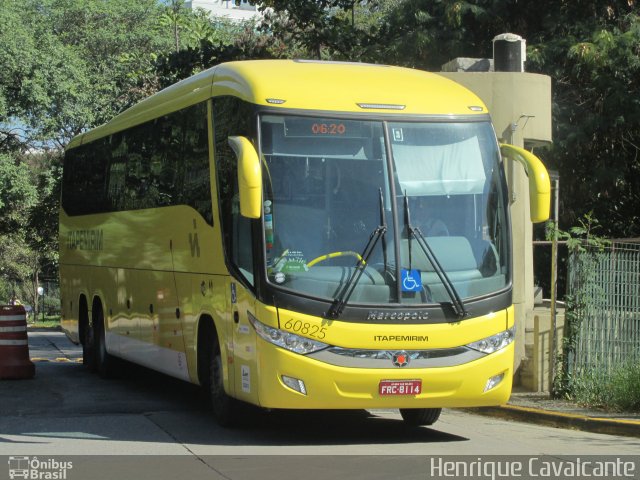 Viação Itapemirim 60825 na cidade de São Paulo, São Paulo, Brasil, por Henrique Cavalcante. ID da foto: 3029470.