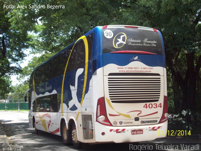 Advance Transatur 4034 na cidade de São Paulo, São Paulo, Brasil, por Rogério Teixeira Varadi. Número da foto: #3030262.