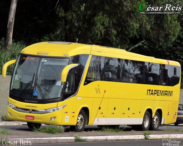 Viação Itapemirim 60647 na cidade de Belo Horizonte, Minas Gerais, Brasil, por César Ônibus. ID da foto: 3031604.