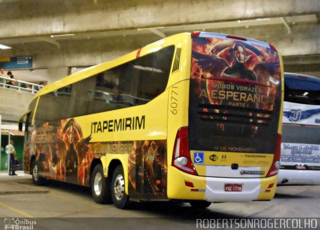 Viação Itapemirim 60771 na cidade de Curitiba, Paraná, Brasil, por Roger Coelho. Número da foto: #3029528.