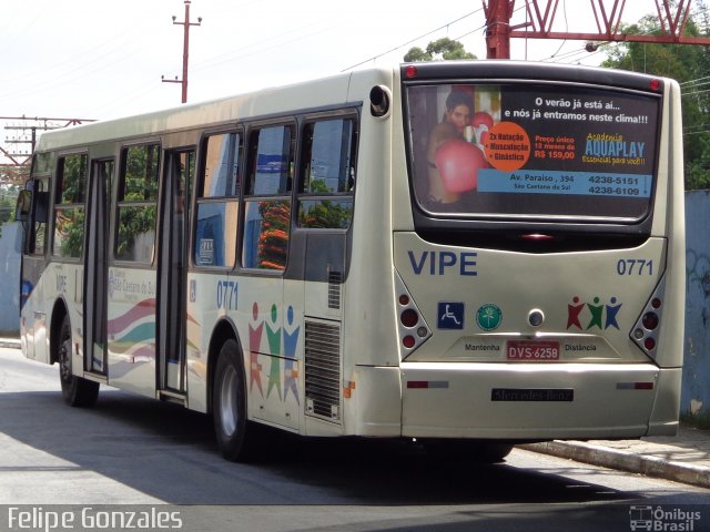 VIPE - Viação Padre Eustáquio 0771 na cidade de São Caetano do Sul, São Paulo, Brasil, por Felipe Gonzales. ID da foto: 3031658.