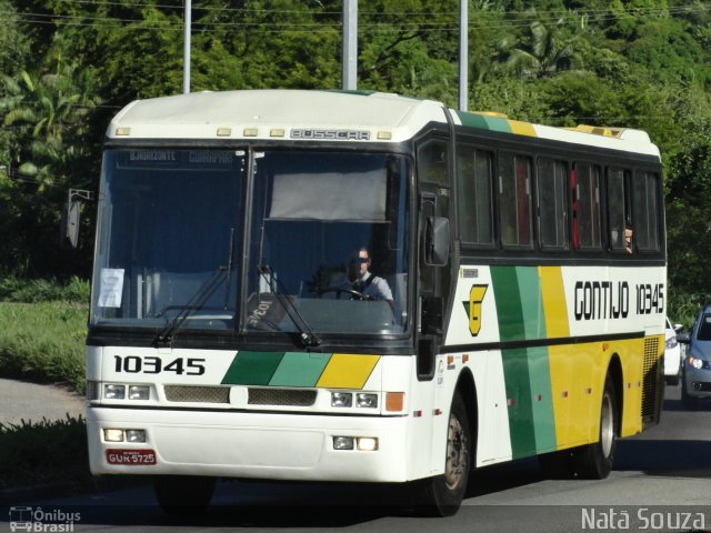 Empresa Gontijo de Transportes 10345 na cidade de Viana, Espírito Santo, Brasil, por Natã  Souza. ID da foto: 3030016.