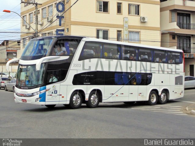 Auto Viação Catarinense 3503 na cidade de Balneário Camboriú, Santa Catarina, Brasil, por Daniel Guardiola. Número da foto: #3030294.