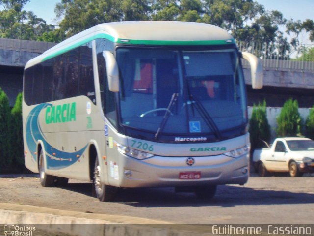 Viação Garcia 7206 na cidade de Bauru, São Paulo, Brasil, por Guilherme  Cassiano. ID da foto: 3029966.