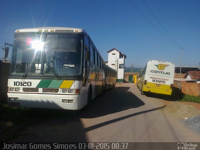 Empresa Gontijo de Transportes 10120 na cidade de Minas Novas, Minas Gerais, Brasil, por Josimar Gomes Simoes. ID da foto: 3030936.