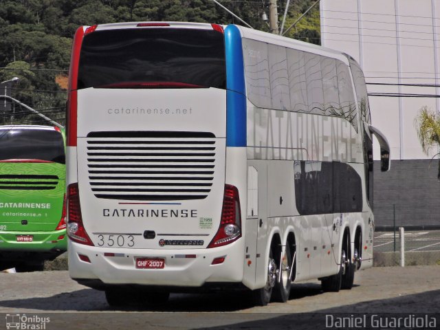Auto Viação Catarinense 3503 na cidade de Balneário Camboriú, Santa Catarina, Brasil, por Daniel Guardiola. Número da foto: #3030306.