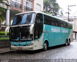 Ribeiro Turismo 2850 na cidade de Petrópolis, Rio de Janeiro, Brasil, por Rafael da Silva Xarão. ID da foto: :id.