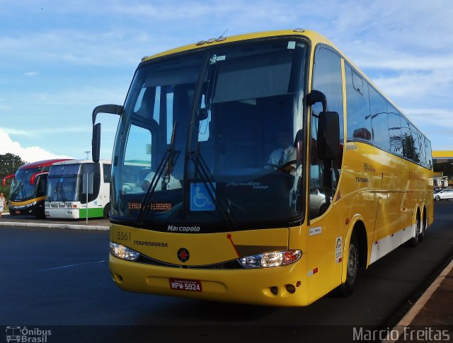 Viação Itapemirim 5561 na cidade de Ribeirão Preto, São Paulo, Brasil, por Marcio Freitas. ID da foto: 3032649.