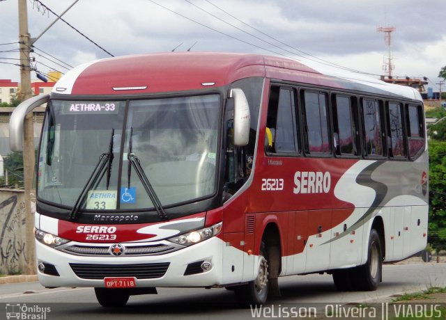 Viação Serro 26213 na cidade de Contagem, Minas Gerais, Brasil, por Welisson  Oliveira. Número da foto: #3034744.