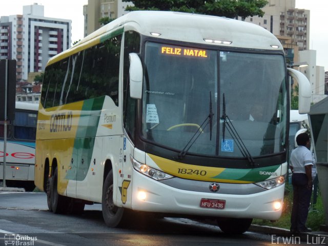 Empresa Gontijo de Transportes 18240 na cidade de Ribeirão Preto, São Paulo, Brasil, por Erwin  Luiz. Número da foto: #3033643.