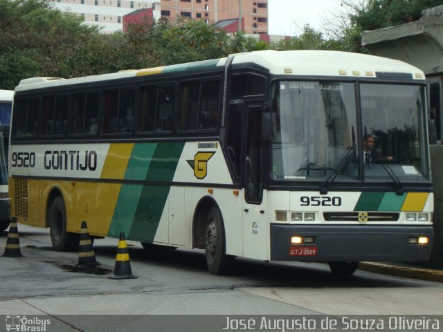 Empresa Gontijo de Transportes 9520 na cidade de São Paulo, São Paulo, Brasil, por José Augusto de Souza Oliveira. ID da foto: 3034471.