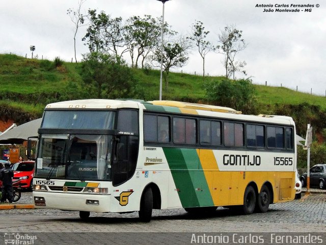 Empresa Gontijo de Transportes 15565 na cidade de João Monlevade, Minas Gerais, Brasil, por Antonio Carlos Fernandes. ID da foto: 3032947.