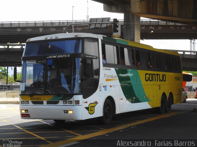 Empresa Gontijo de Transportes 15580 na cidade de Rio de Janeiro, Rio de Janeiro, Brasil, por Alexsandro  Farias Barros. ID da foto: 3034593.