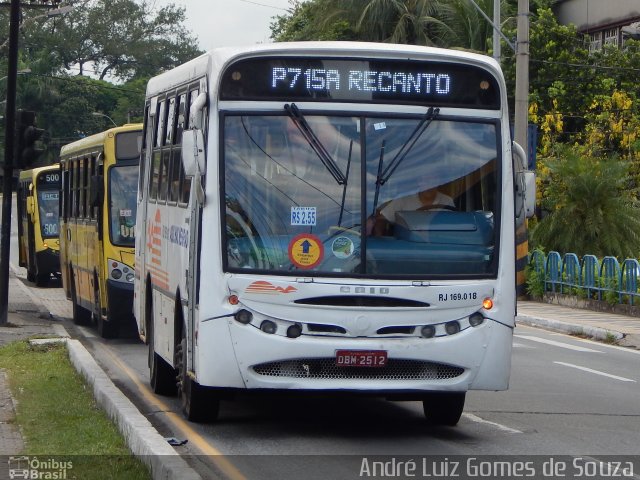 Viação Agulhas Negras RJ 169.018 na cidade de Volta Redonda, Rio de Janeiro, Brasil, por André Luiz Gomes de Souza. ID da foto: 3034805.