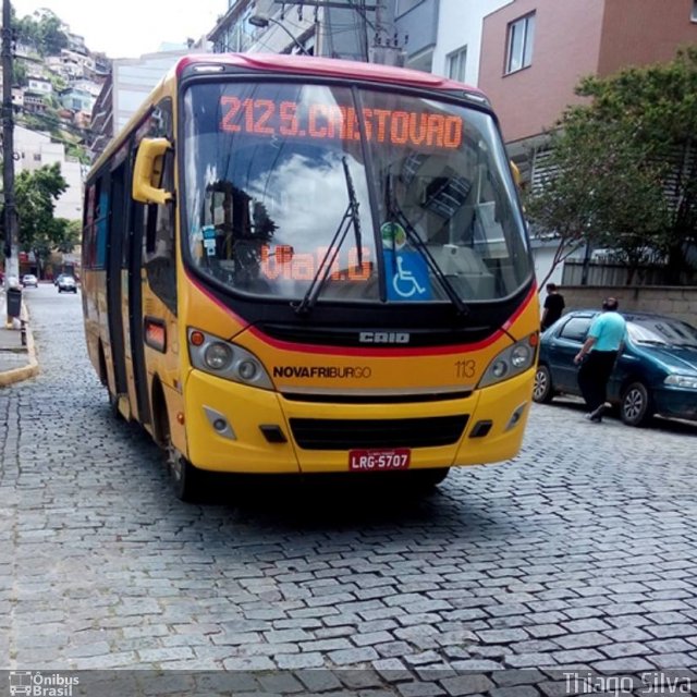 FAOL - Friburgo Auto Ônibus 113 na cidade de Nova Friburgo, Rio de Janeiro, Brasil, por Thiago Silva. Número da foto: #3033818.