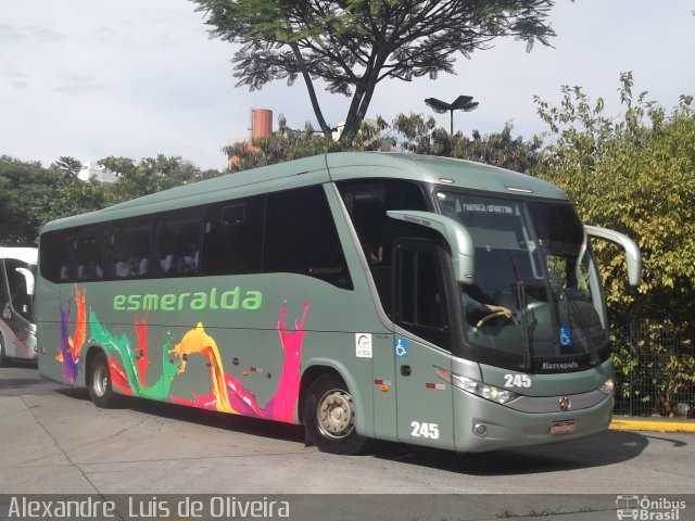 Viação Esmeralda Transportes 245 na cidade de São Paulo, São Paulo, Brasil, por Alexandre  Luis de Oliveira. Número da foto: #3034009.