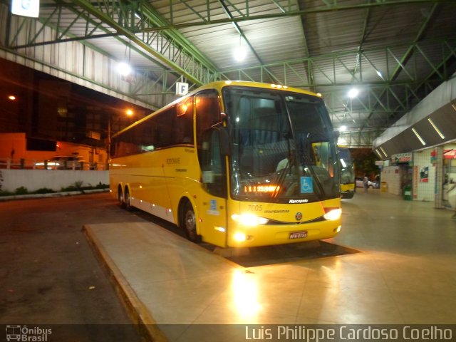 Viação Itapemirim 7005 na cidade de Conselheiro Lafaiete, Minas Gerais, Brasil, por Luis Philippe Cardoso Coelho. ID da foto: 3033938.