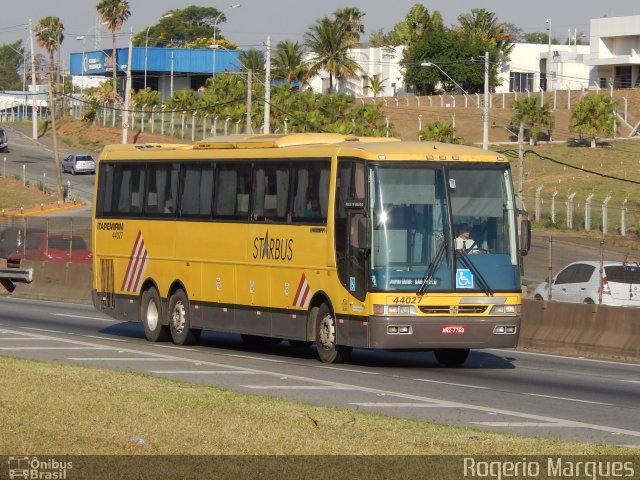 Viação Itapemirim 44027 na cidade de Taubaté, São Paulo, Brasil, por Rogerio Marques. Número da foto: #3034425.