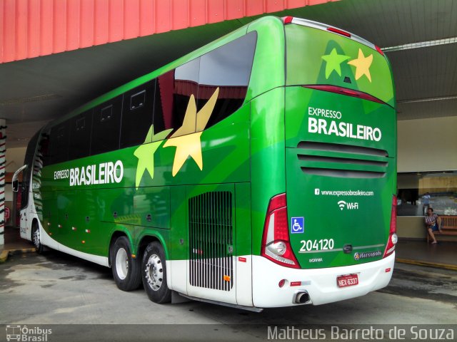 Expresso Brasileiro 204120 na cidade de Guaratinguetá, São Paulo, Brasil, por Matheus Barreto de Souza. Número da foto: #3032798.