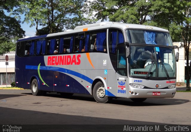 Reunidas Transportes Coletivos 29801 na cidade de Francisco Beltrão, Paraná, Brasil, por Alexandre M.  Sanches. Número da foto: #3032007.