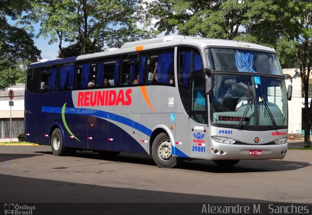 Reunidas Transportes Coletivos 29801 na cidade de Francisco Beltrão, Paraná, Brasil, por Alexandre M.  Sanches. ID da foto: 3032007.