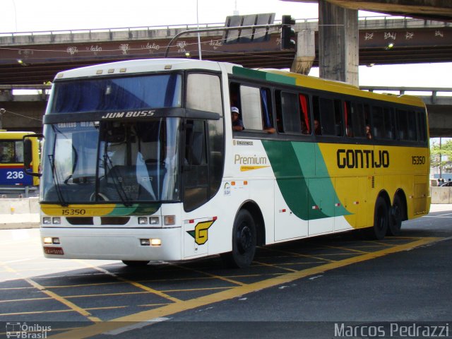 Empresa Gontijo de Transportes 15350 na cidade de Rio de Janeiro, Rio de Janeiro, Brasil, por Marcos Pedrazzi. ID da foto: 3035661.