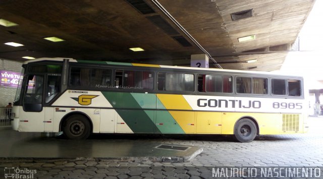 Empresa Gontijo de Transportes 8985 na cidade de Belo Horizonte, Minas Gerais, Brasil, por Maurício Nascimento. ID da foto: 3037819.