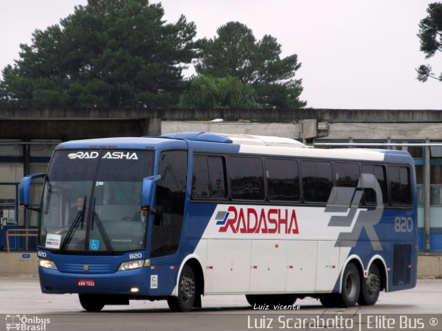 Radasha Turismo 820 na cidade de Curitiba, Paraná, Brasil, por Luiz Scarabotto . Número da foto: #3035673.
