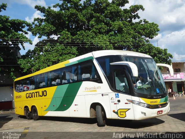 Empresa Gontijo de Transportes 18580 na cidade de Pirapora, Minas Gerais, Brasil, por Andrew Campos. Número da foto: #3036988.