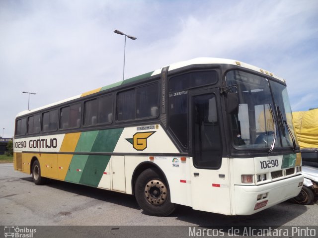 Empresa Gontijo de Transportes 10290 na cidade de Perdões, Minas Gerais, Brasil, por Marcos de Alcantara Pinto. ID da foto: 3036974.