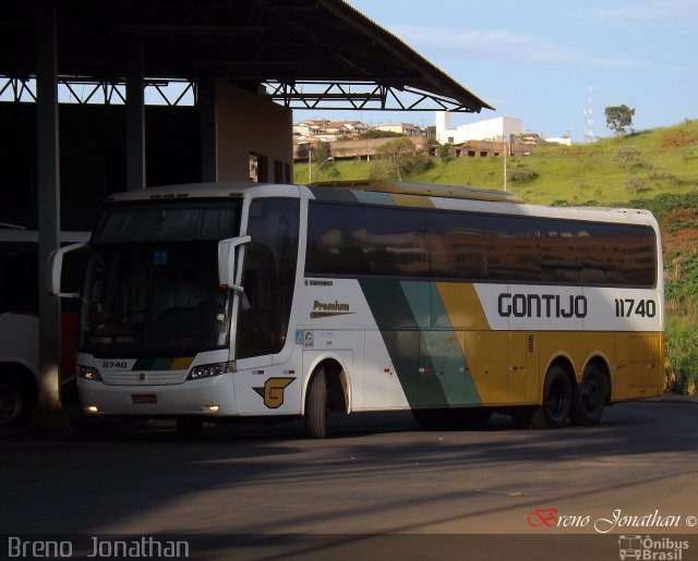 Empresa Gontijo de Transportes 11740 na cidade de São Gotardo, Minas Gerais, Brasil, por Breno  Jonathan. Número da foto: #3036897.