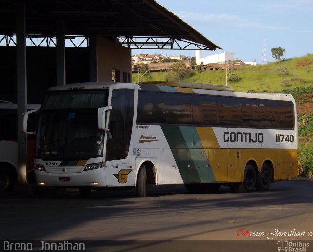 Empresa Gontijo de Transportes 11740 na cidade de São Gotardo, Minas Gerais, Brasil, por Breno  Jonathan. ID da foto: 3036897.