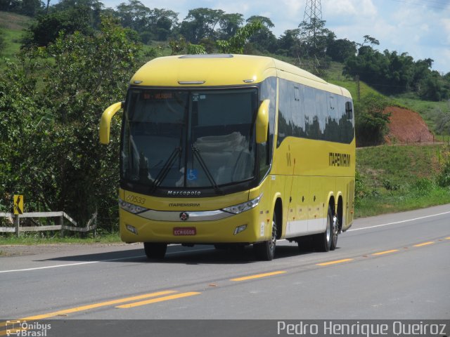 Viação Itapemirim 60533 na cidade de Laranjal, Minas Gerais, Brasil, por Pedro Henrique Queiroz. Número da foto: #3036382.