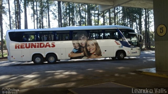 Reunidas Transportes Coletivos 33804 na cidade de Santo Ângelo, Rio Grande do Sul, Brasil, por Leandro Melo Valls. Número da foto: #3037636.
