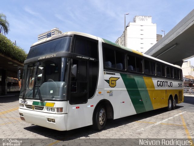 Empresa Gontijo de Transportes 5815 na cidade de Belo Horizonte, Minas Gerais, Brasil, por Neivon Rodrigues. ID da foto: 3038154.