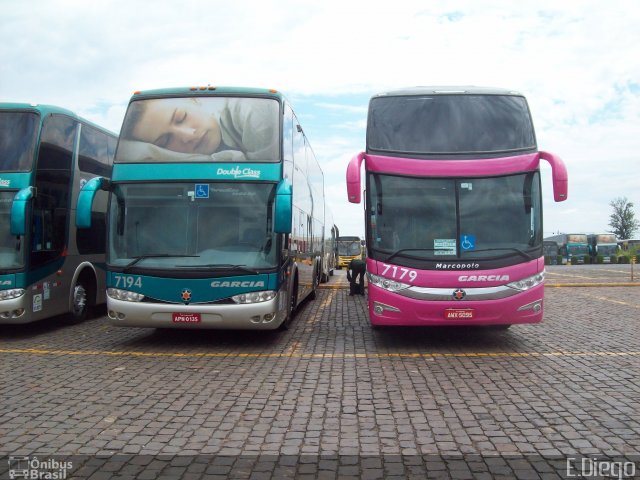 Viação Garcia 7194 na cidade de Londrina, Paraná, Brasil, por Diego Lopes. ID da foto: 3039076.