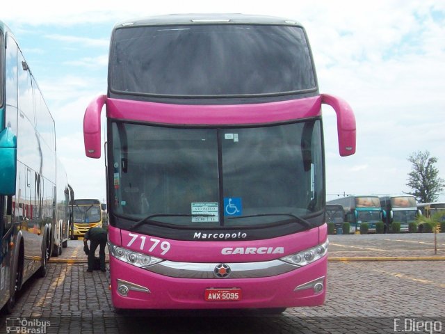 Viação Garcia 7179 na cidade de Londrina, Paraná, Brasil, por Diego Lopes. Número da foto: #3039080.