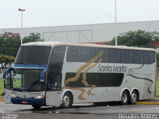 Expresso Santa Marta 22670 na cidade de Goiânia, Goiás, Brasil, por Douglas Andrez. Número da foto: #3039803.