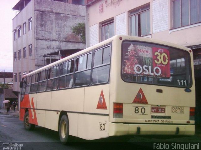 VSLL - Viação Santa Luzia 80 na cidade de Juiz de Fora, Minas Gerais, Brasil, por Fábio Singulani. Número da foto: #3039822.