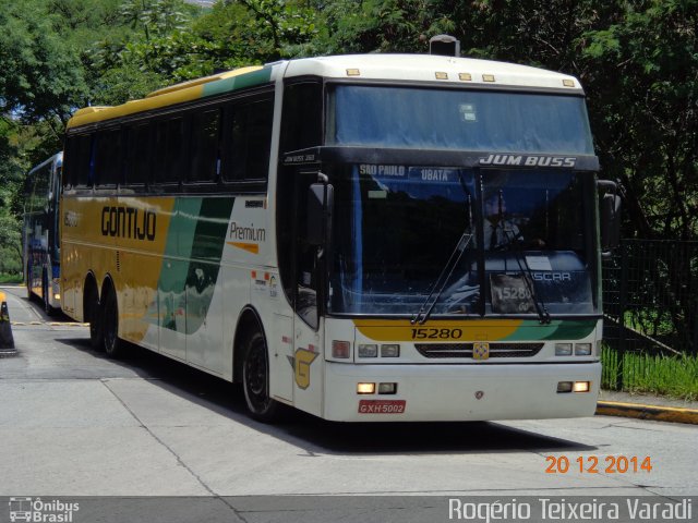 Empresa Gontijo de Transportes 15280 na cidade de São Paulo, São Paulo, Brasil, por Rogério Teixeira Varadi. Número da foto: #3039128.