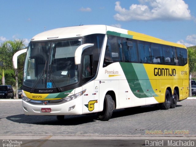Empresa Gontijo de Transportes 18775 na cidade de Perdões, Minas Gerais, Brasil, por Daniel  Machado. Número da foto: #3040064.