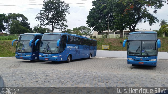 Expresso do Sul 2335 na cidade de Guaratinguetá, São Paulo, Brasil, por Luis Henrique Silva. ID da foto: 3039239.