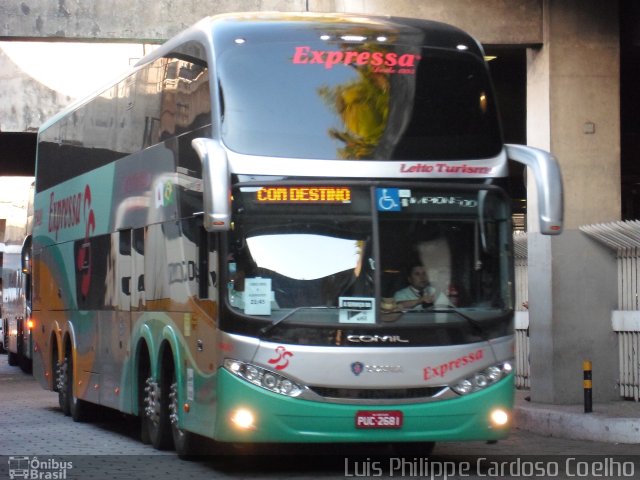 Expressa Turismo 55420 na cidade de Belo Horizonte, Minas Gerais, Brasil, por Luis Philippe Cardoso Coelho. ID da foto: 3039053.