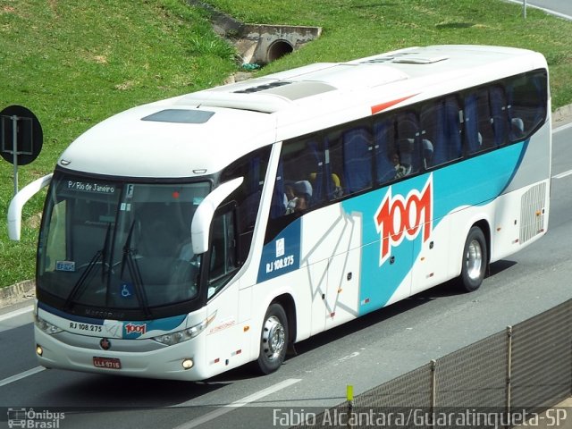 Auto Viação 1001 RJ 108.275 na cidade de Aparecida, São Paulo, Brasil, por Fabio Alcantara. ID da foto: 3040198.