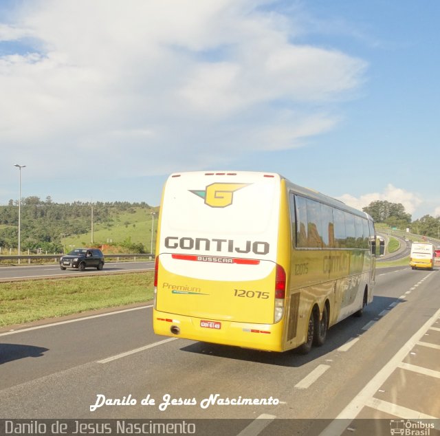 Empresa Gontijo de Transportes 12075 na cidade de Bragança Paulista, São Paulo, Brasil, por Danilo de Jesus Nascimento. Número da foto: #3039199.