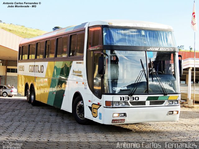 Empresa Gontijo de Transportes 11330 na cidade de João Monlevade, Minas Gerais, Brasil, por Antonio Carlos Fernandes. Número da foto: #3038768.