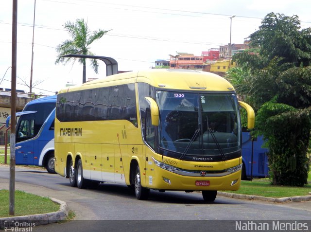 Viação Itapemirim 60691 na cidade de Vitória, Espírito Santo, Brasil, por Nathan Mendes. Número da foto: #3040312.