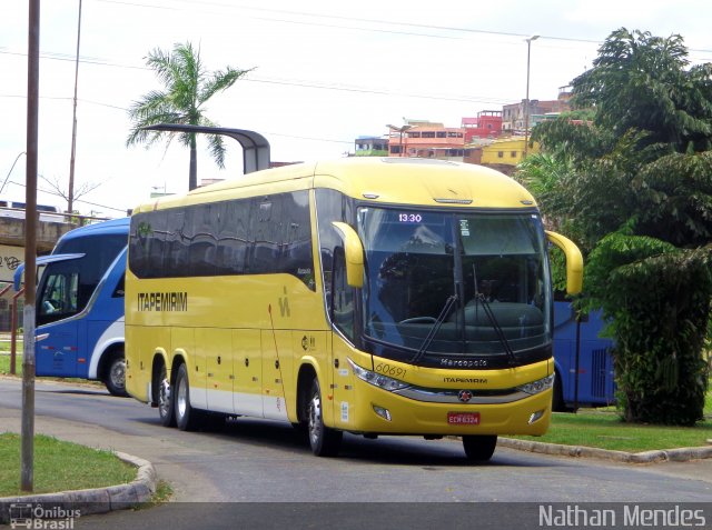 Viação Itapemirim 60691 na cidade de Vitória, Espírito Santo, Brasil, por Nathan Mendes. ID da foto: 3040312.