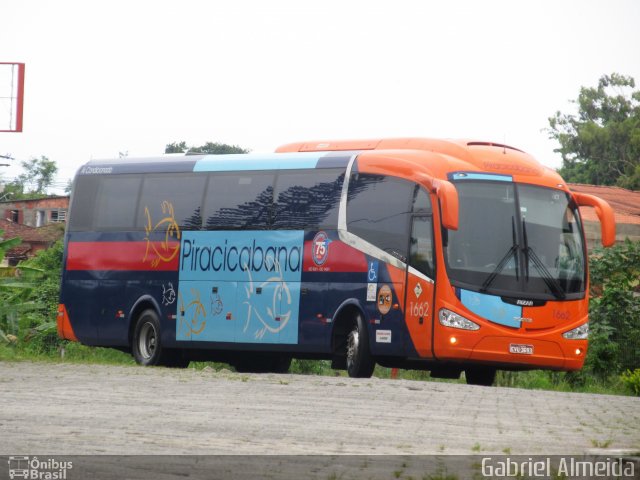 Viação Piracicabana 1652 na cidade de Itanhaém, São Paulo, Brasil, por Gabriel Almeida. Número da foto: #3043168.